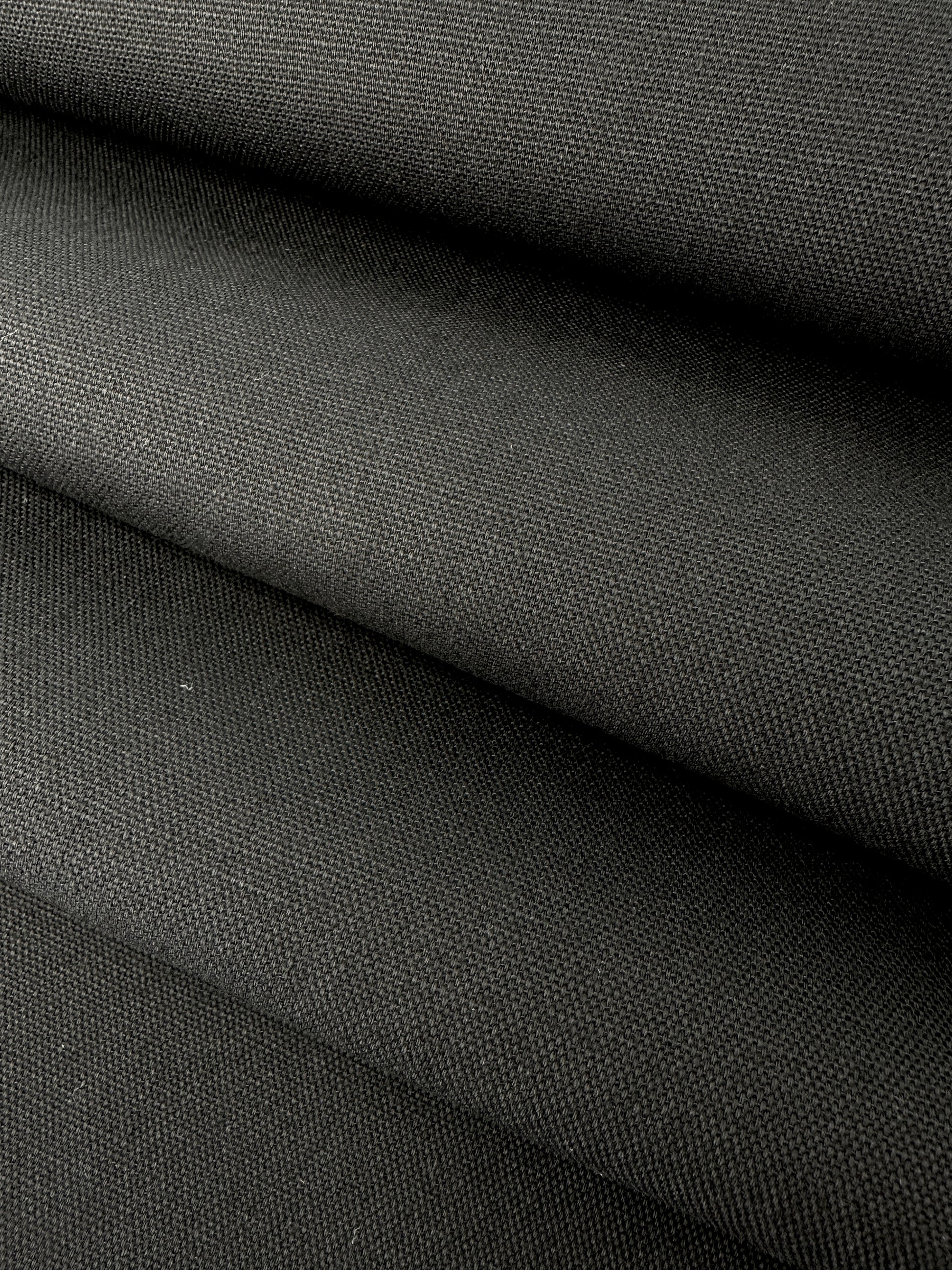 Cotton Canvas, Solid – Black