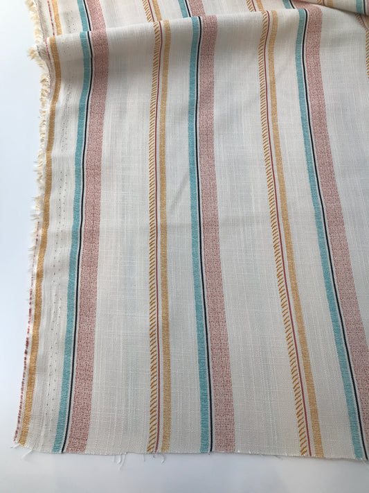 Linen/Rayon Challis, Vertical Stripe