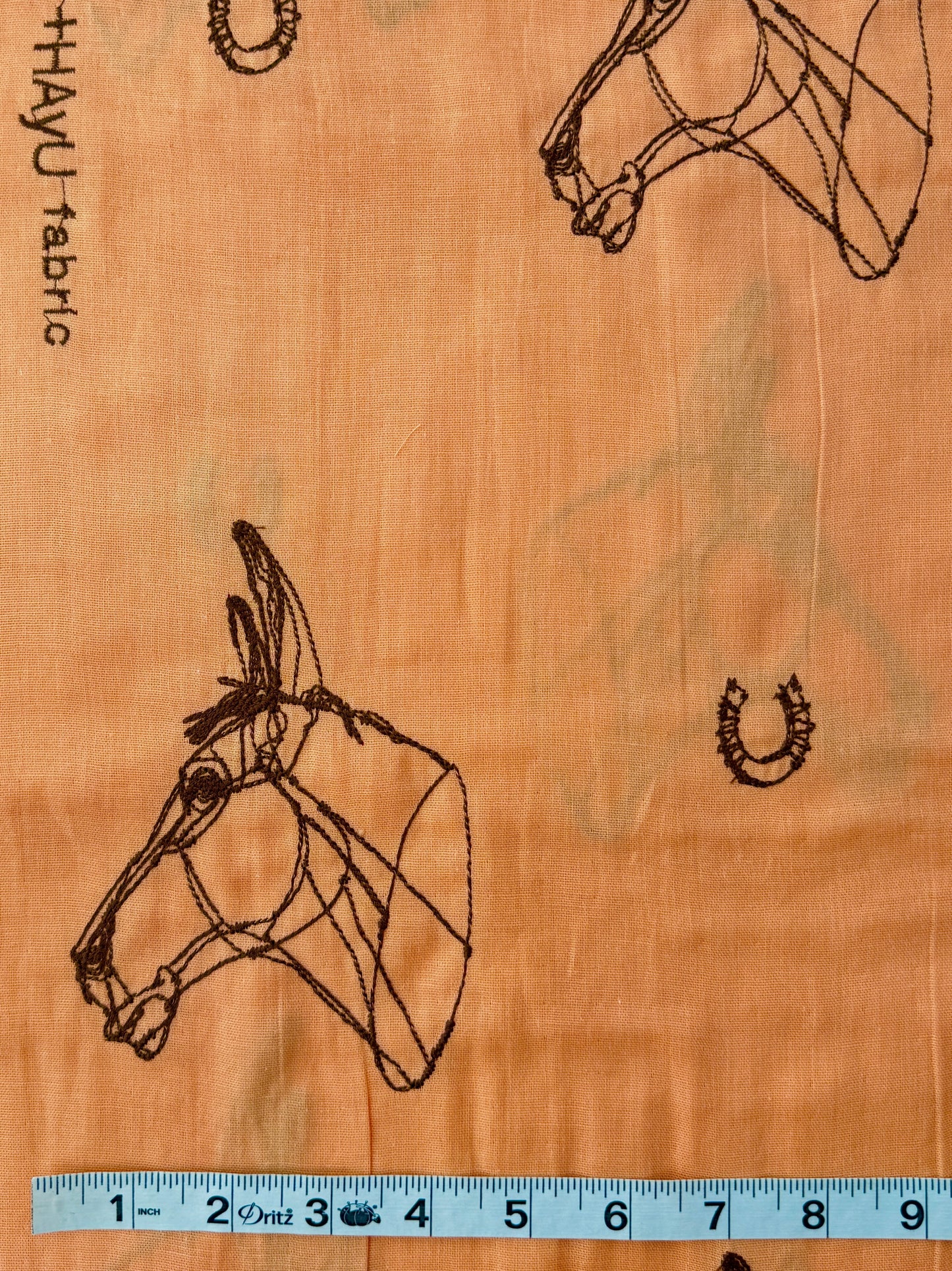 Kokka Cotton Double Gauze, HAyU Horse