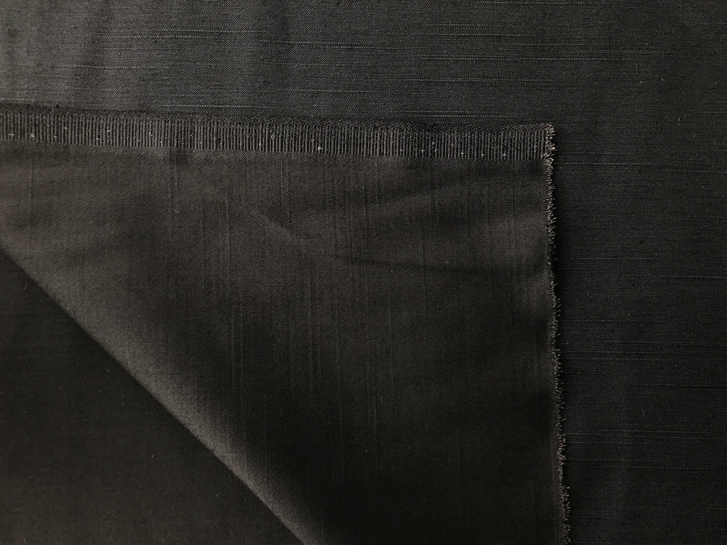 Cotton Shantung, Black