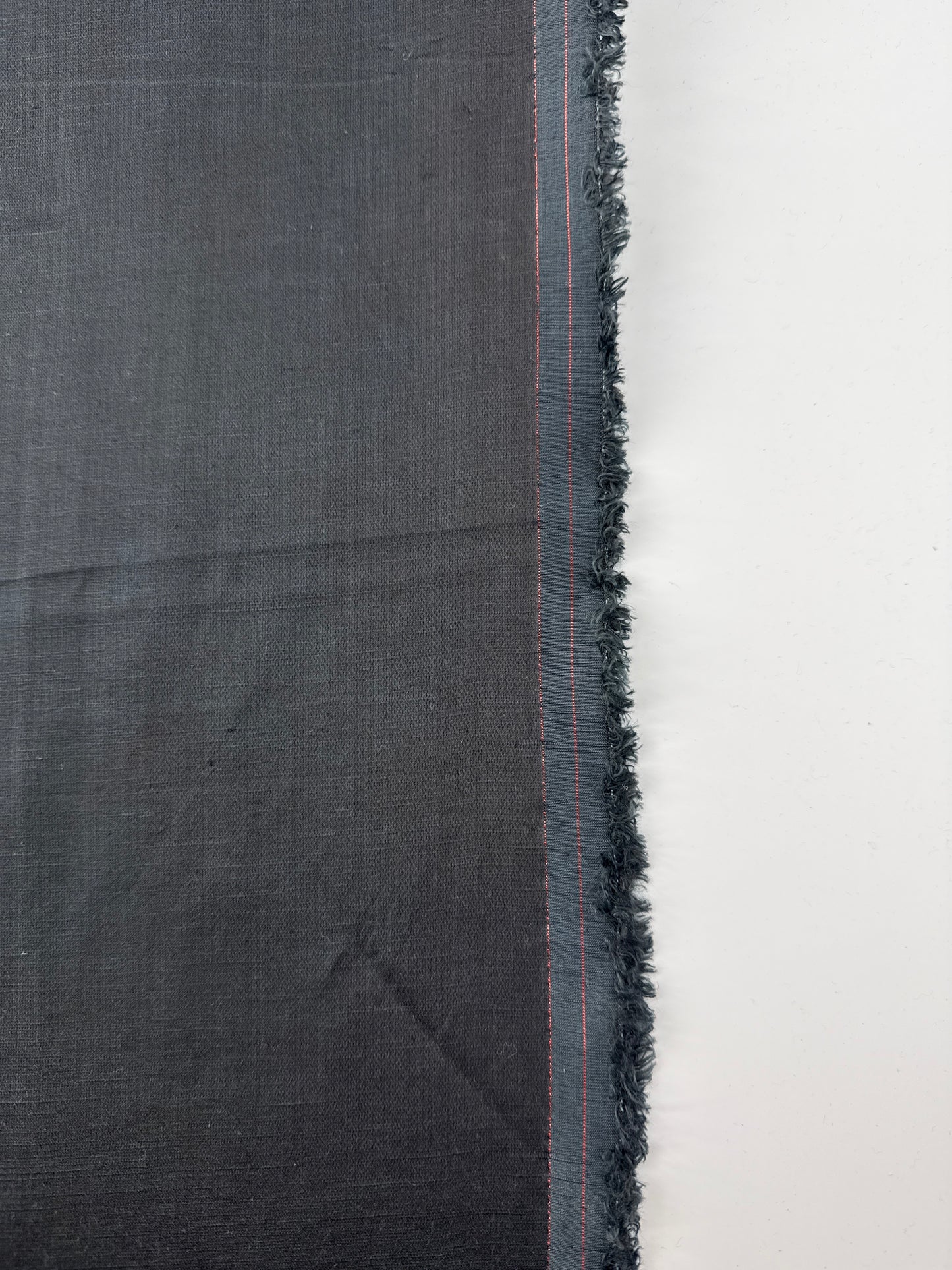 Linen/Viscose Plain Weave, Black