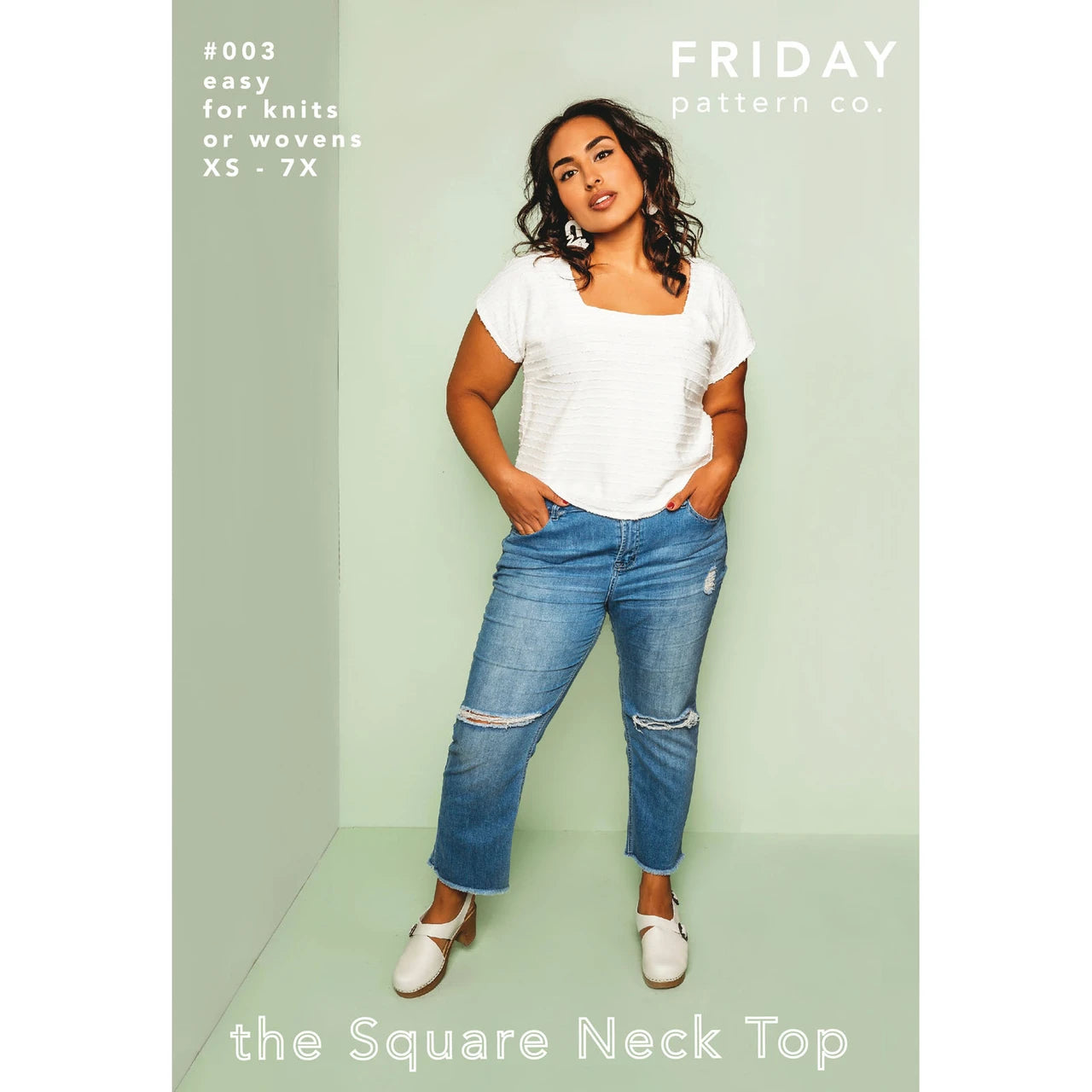 Friday Pattern Co. The Square Neck Top, Size XS-7X