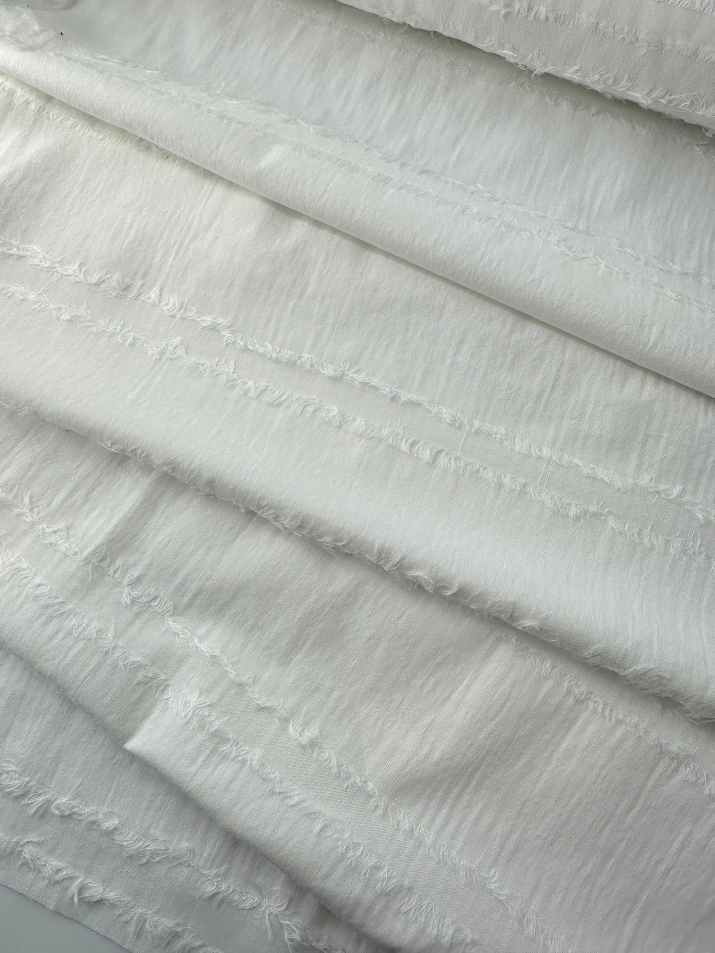 Cotton Sheeting, Clipped Horizontal Stripe