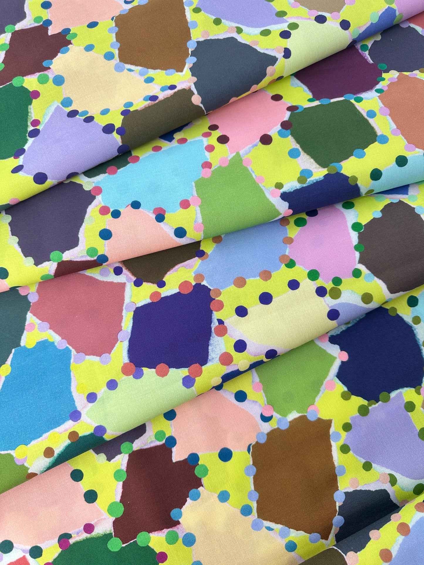 Japanese Cotton Sheeting, Amorphous Shapes