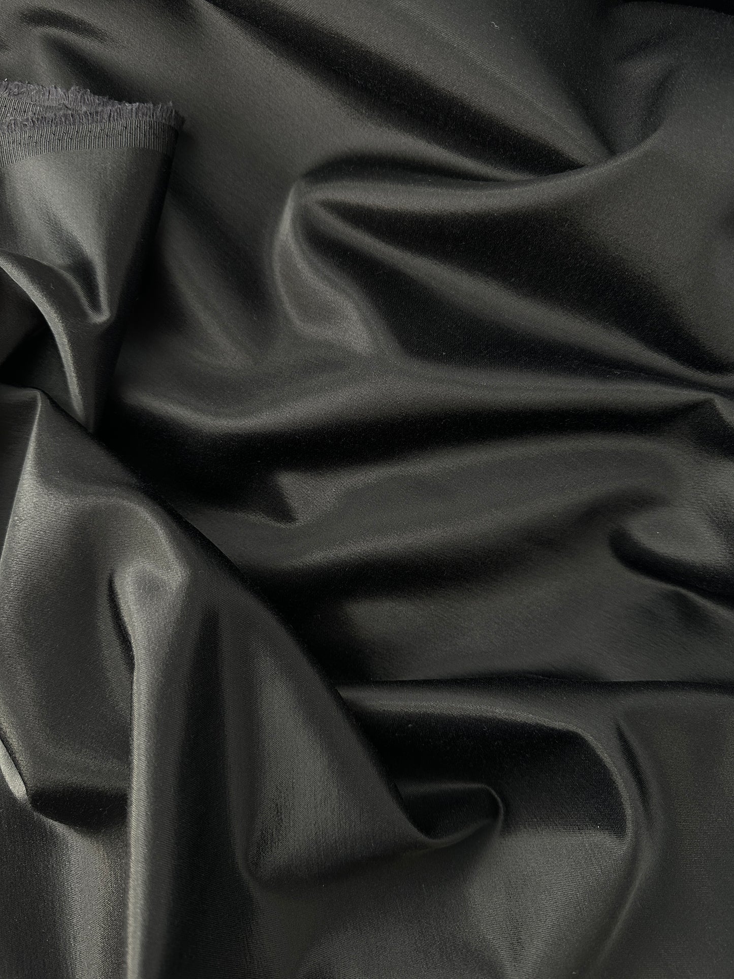 Cotton Sateen, Black