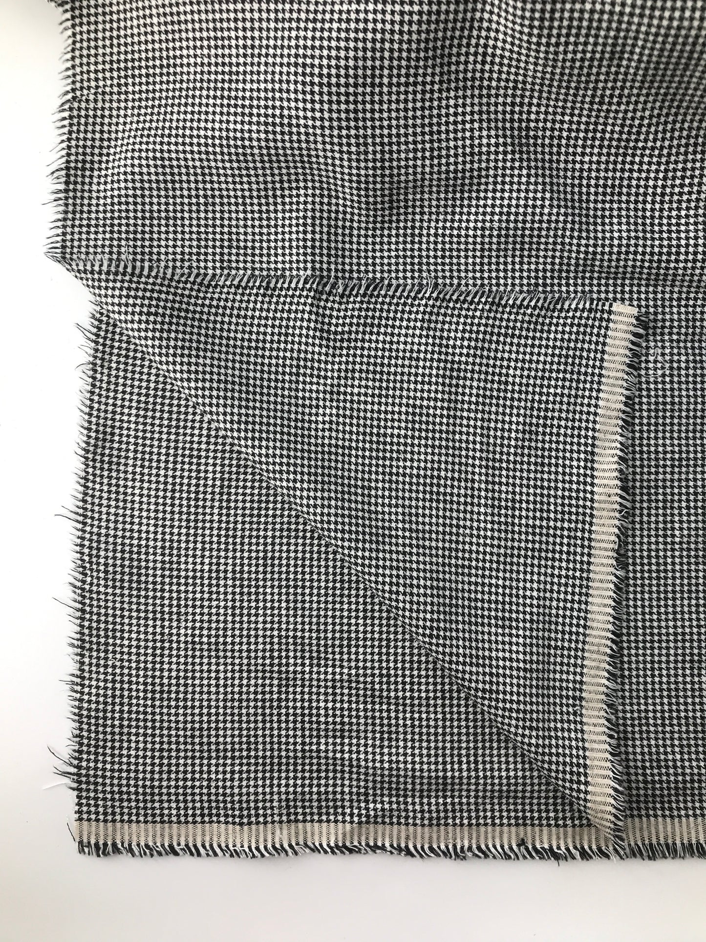 Rayon, Black/White Mini Houndstooth