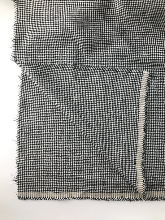 Rayon, Black/White Mini Houndstooth