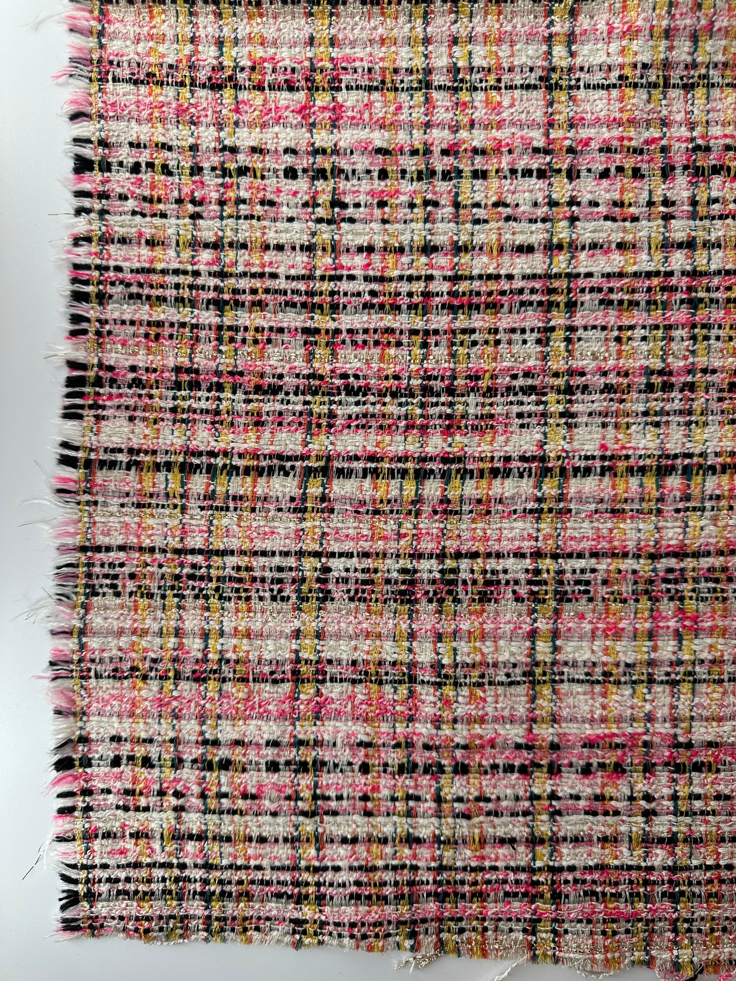 Designer Deadstock, Italian Cotton/Viscose Blend, Boucle