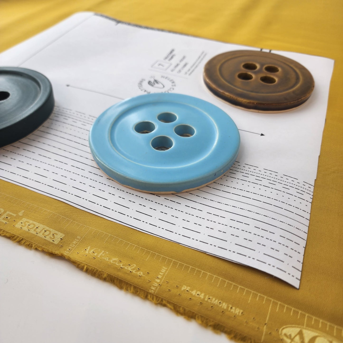 Ceramic Pattern Weights by Simple Ceramics.