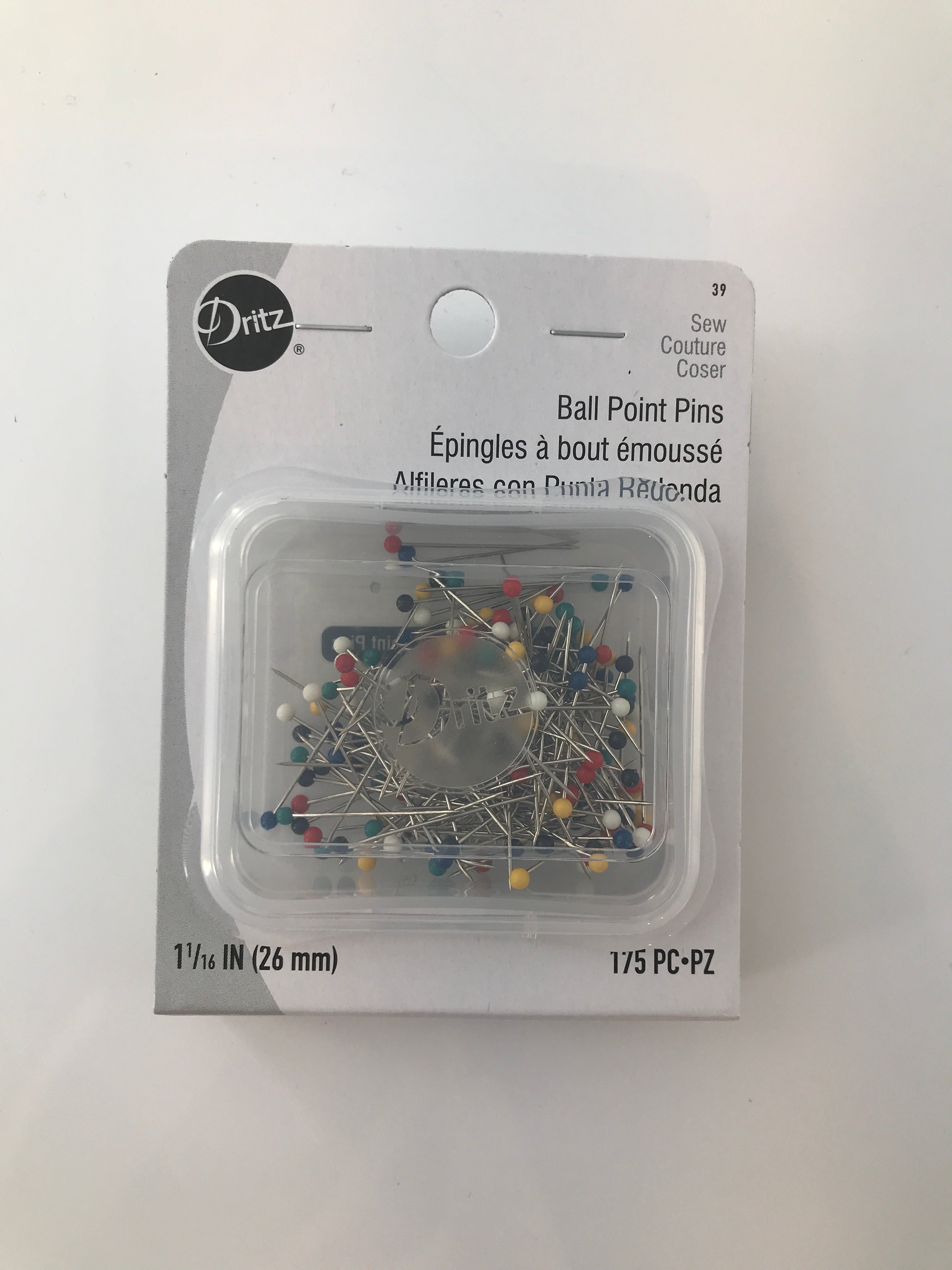 Pins, Ball Point, 1 1/16