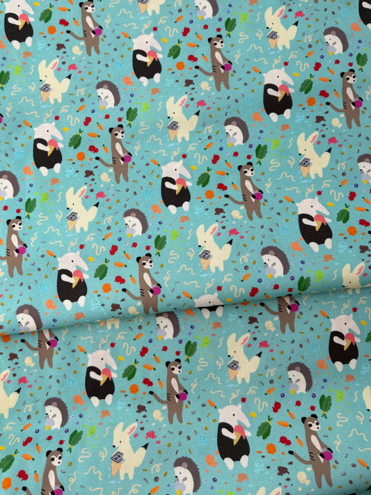 Nora Cotton Sheeting, Snackimals