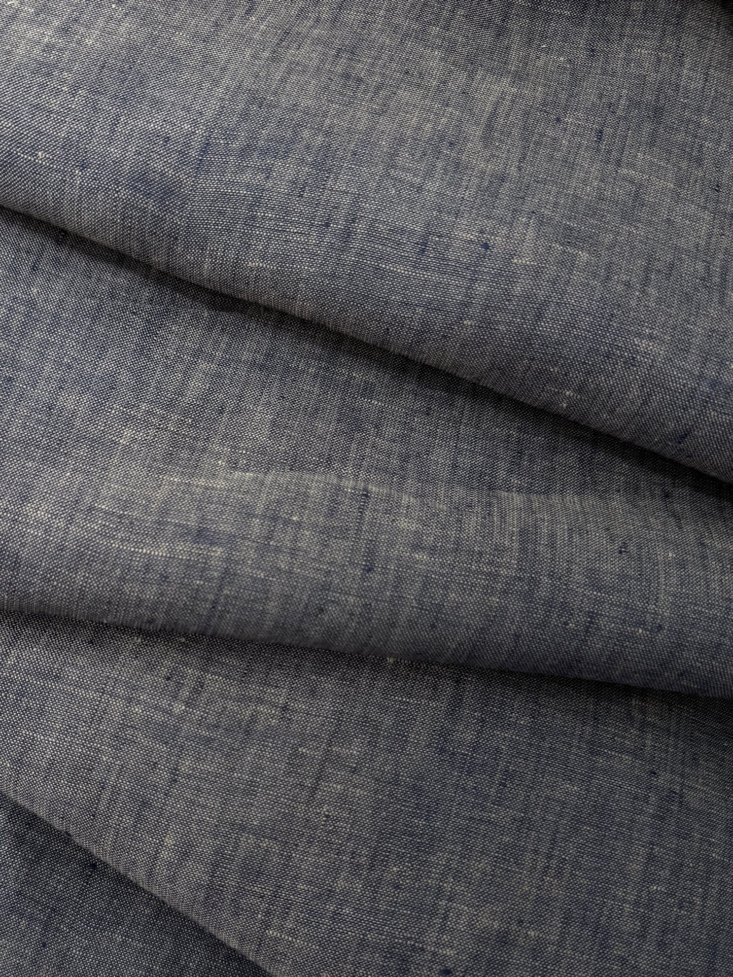 Linen Cross Dye - Indigo Gray