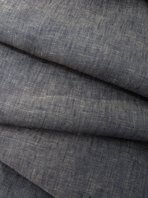 Linen Cross Dye - Indigo Gray