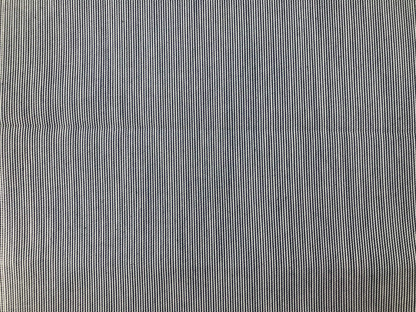 Denim, Cotton Stretch, Railroad Mini Stripe 9 oz.