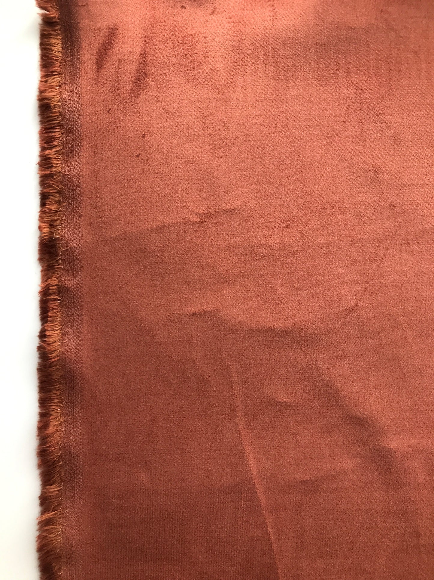 Cotton Stretch Velveteen, Terra Cotta