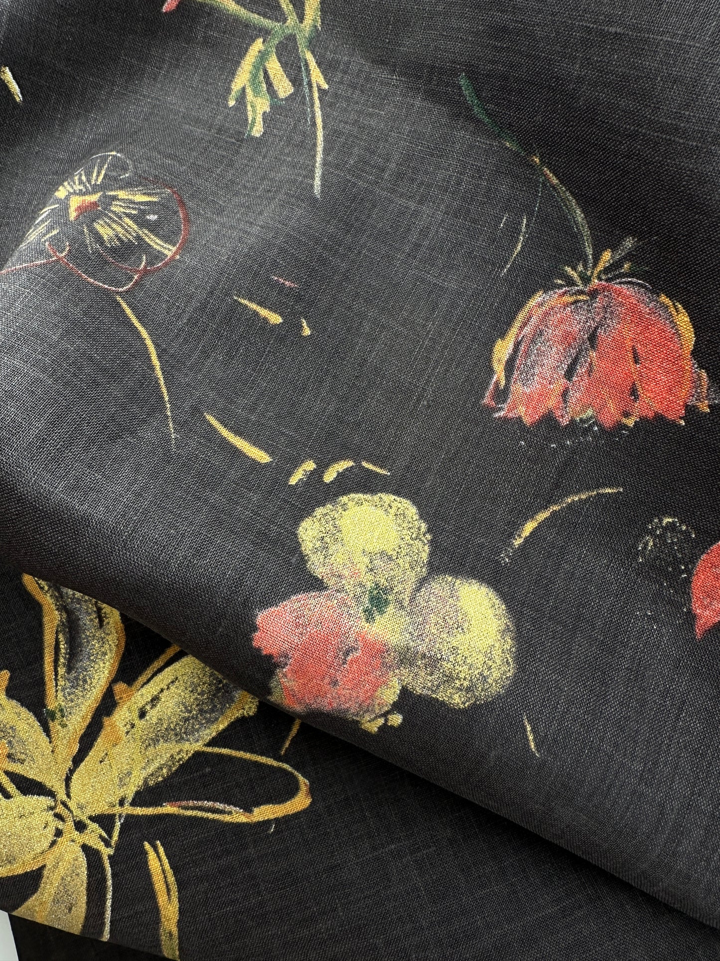 nani IRO Linen Sheeting, Hana no toki niwa