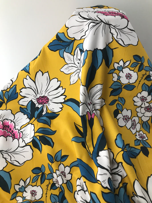 Lady McElroy Cotton Stretch Drill, Coleman Bouquet