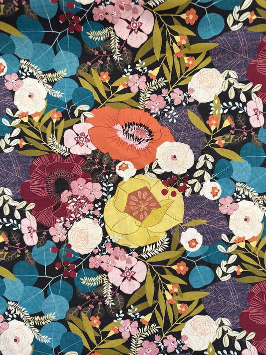 Cotton Sheeting, Flawless Flower