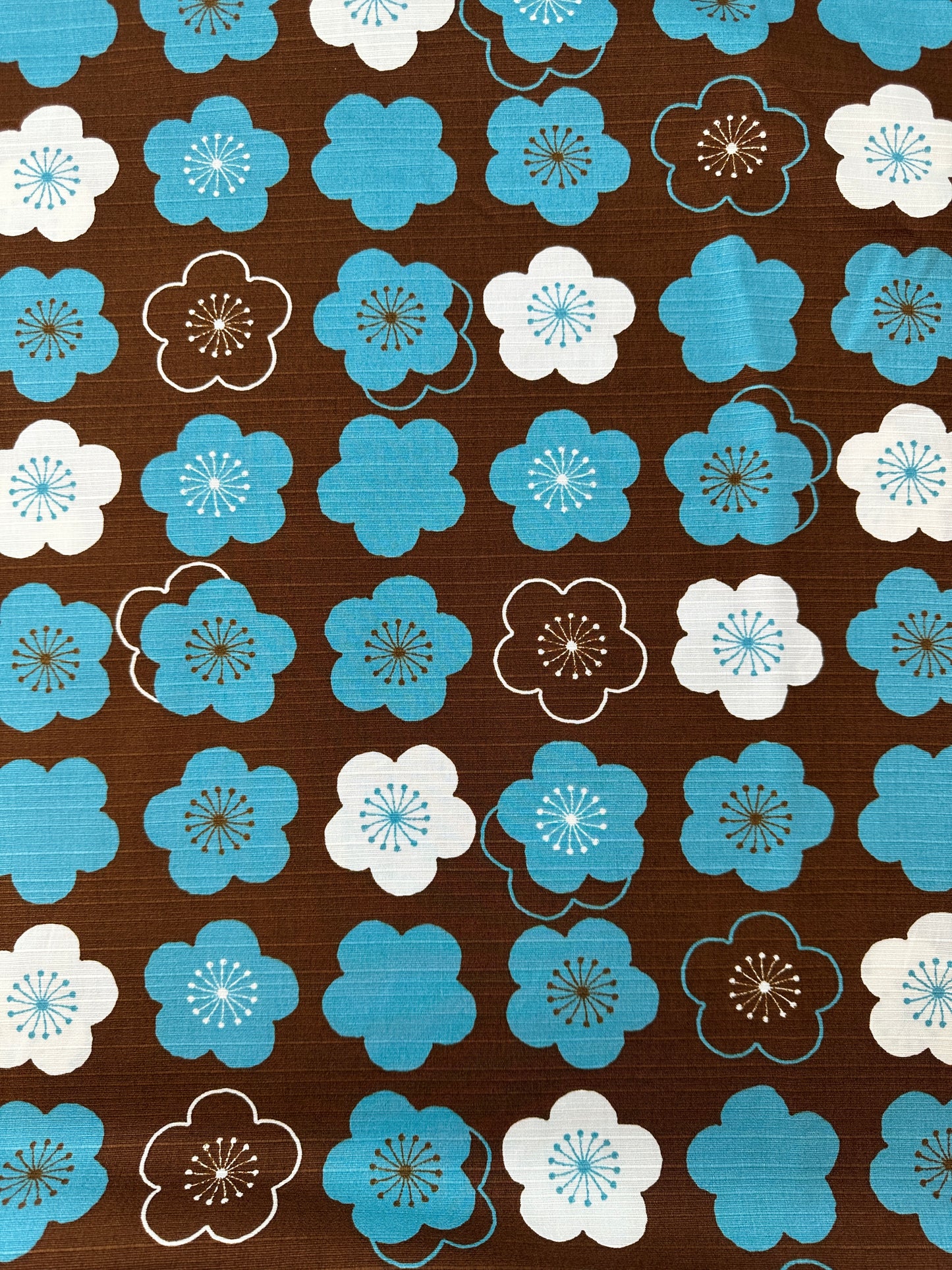 Sevenberry Cotton Shantung, Cherry Blossom Print