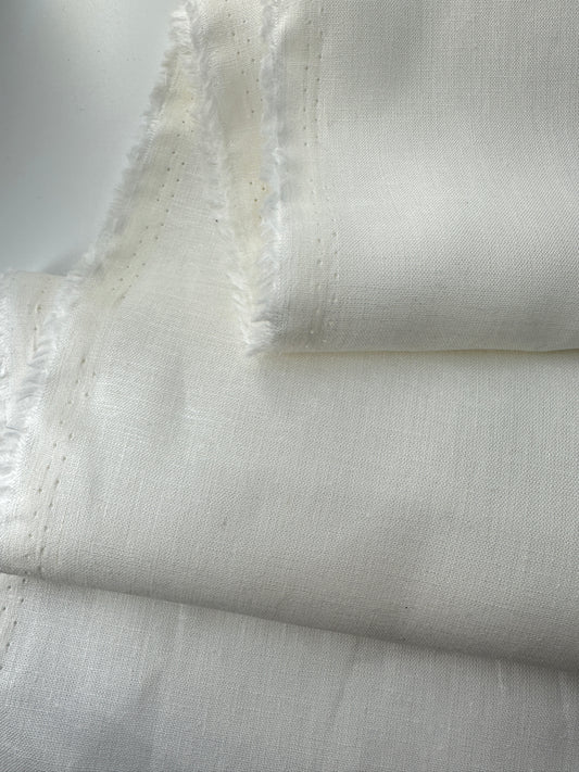 Hemp/Cotton, Plain Weave, Off-White