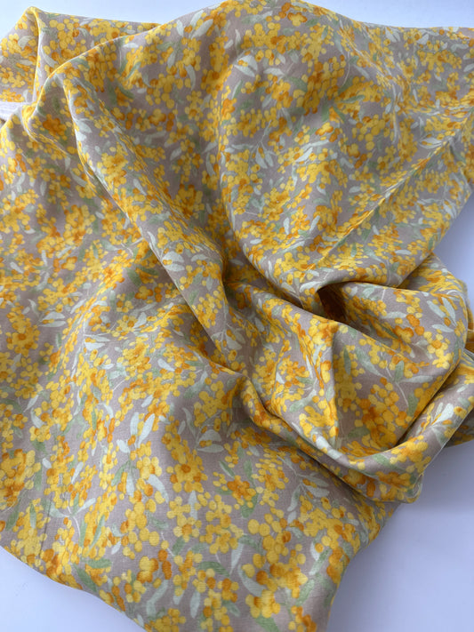 Cotton Double Gauze, One Flower