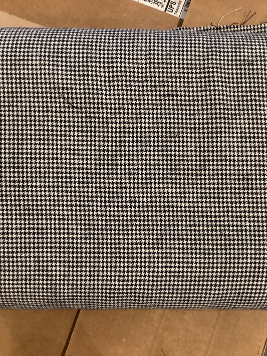 Rayon, Black/White Mini Houndstooth