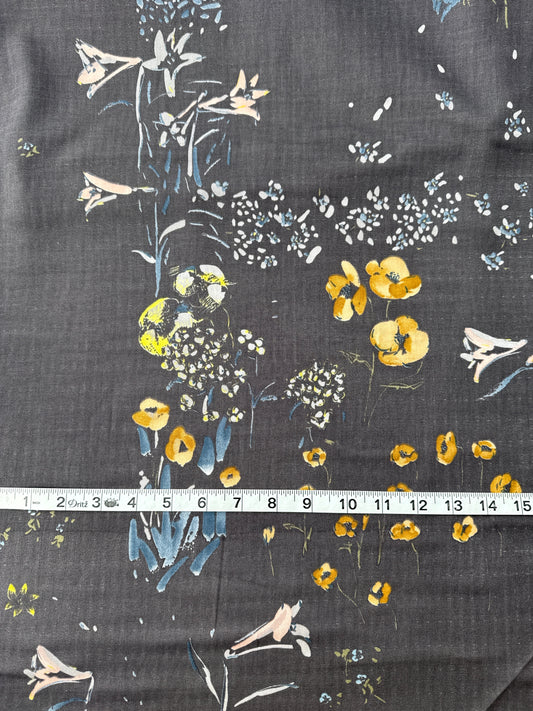 nani IRO, Cotton Double Gauze, PAL Charcoal