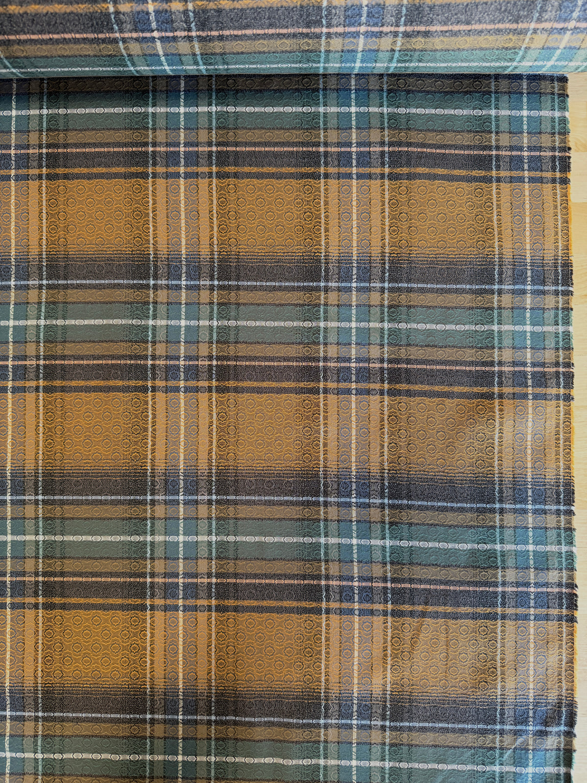 Cotton Flannel, Jacquard Plaid