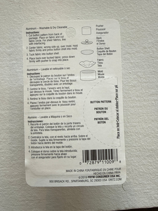 Dritz 1 1/8" Cover Button Kit