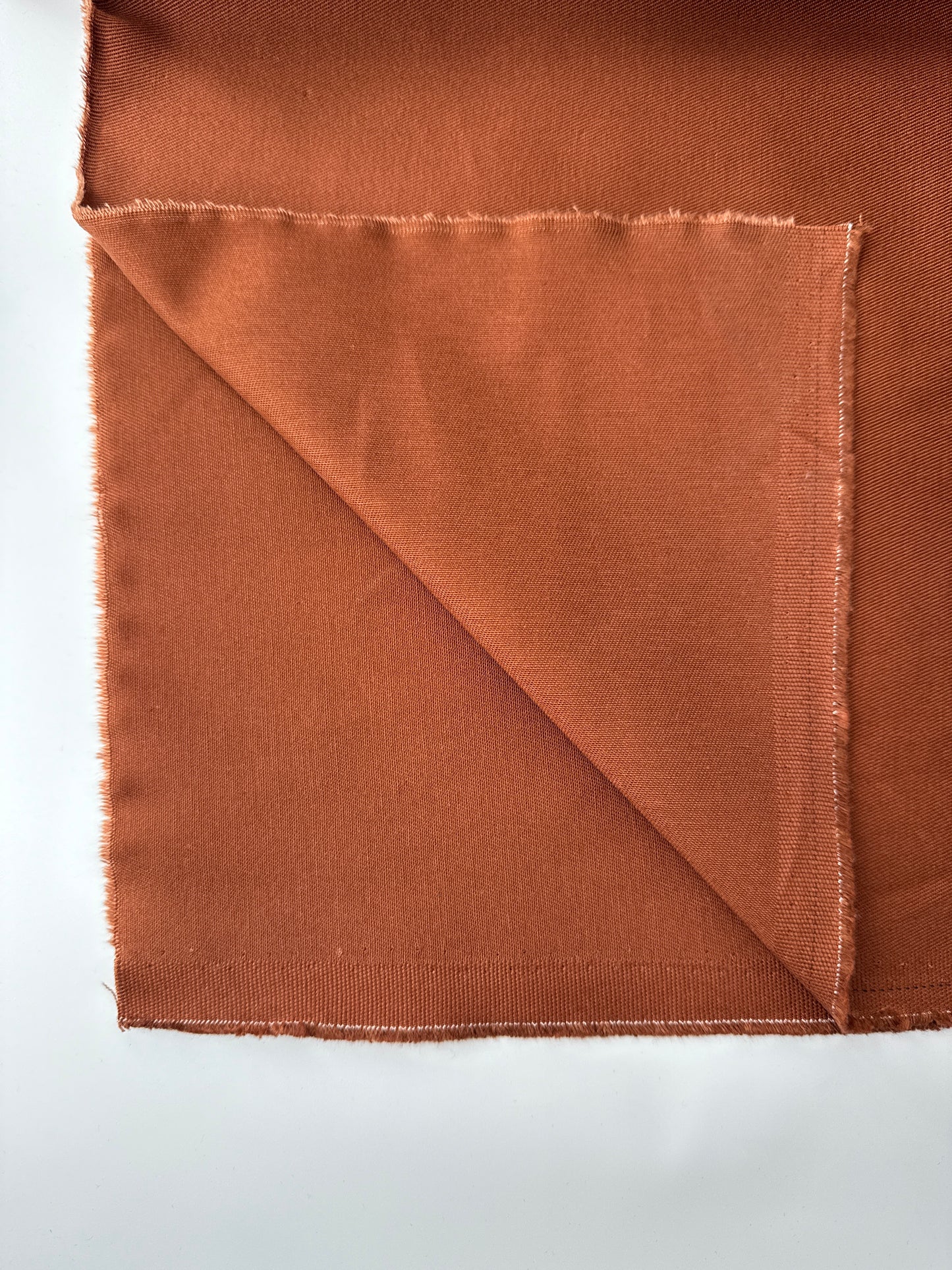 Cotton Gabardine Twill, Rust