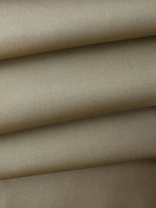 Cotton Twill, 30's – Khaki Beige