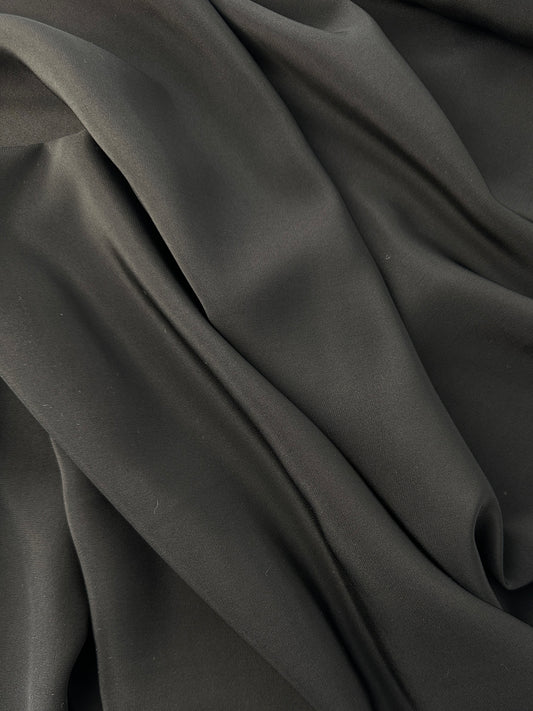 Silk Crepe de Chine, Black
