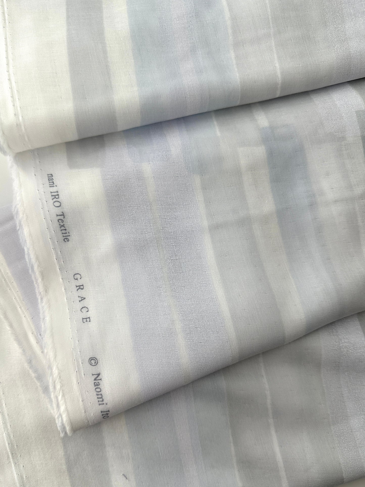 nani IRO Organic Cotton Double Gauze, Brushstrokes Blue