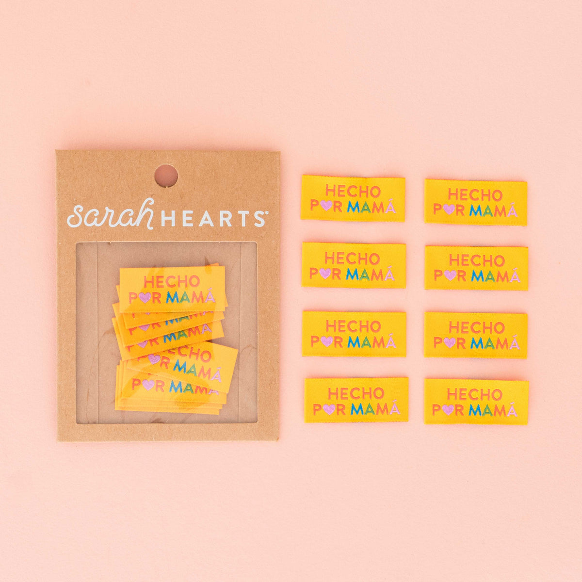 Sarah Hearts Labels, Hecho por Mamá