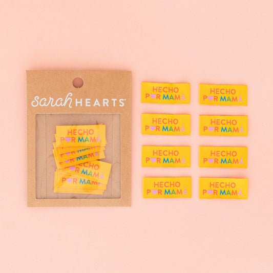 Sarah Hearts Labels, Hecho por Mamá