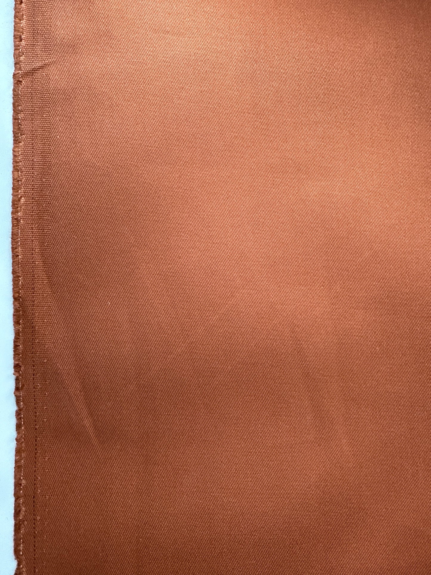 Cotton Gabardine Twill, Rust