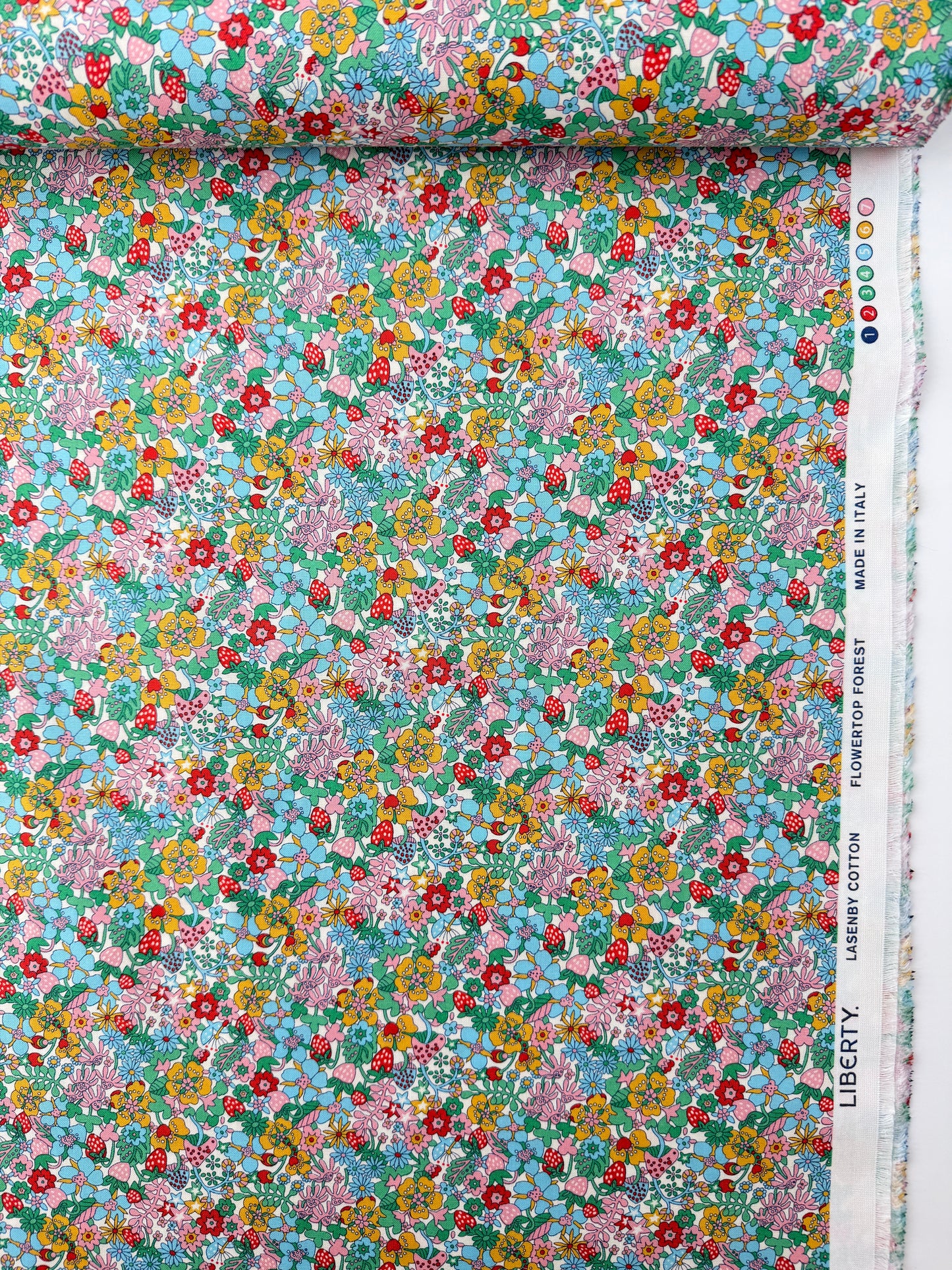 Liberty of London Cotton Sheeting, Everlasting - Flowertop Forest