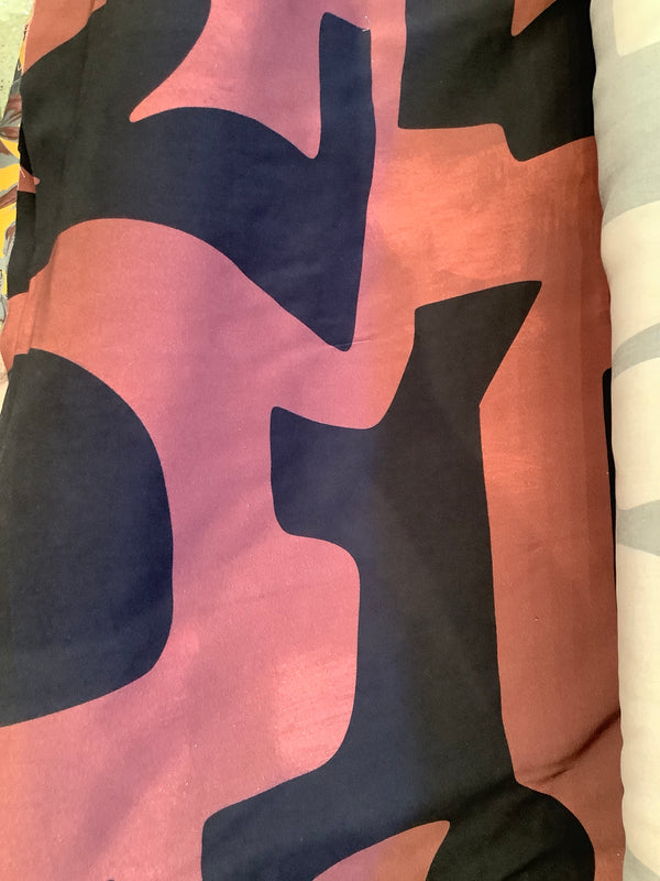 EcoVero Viscose Twill Prints – Black/Raisin