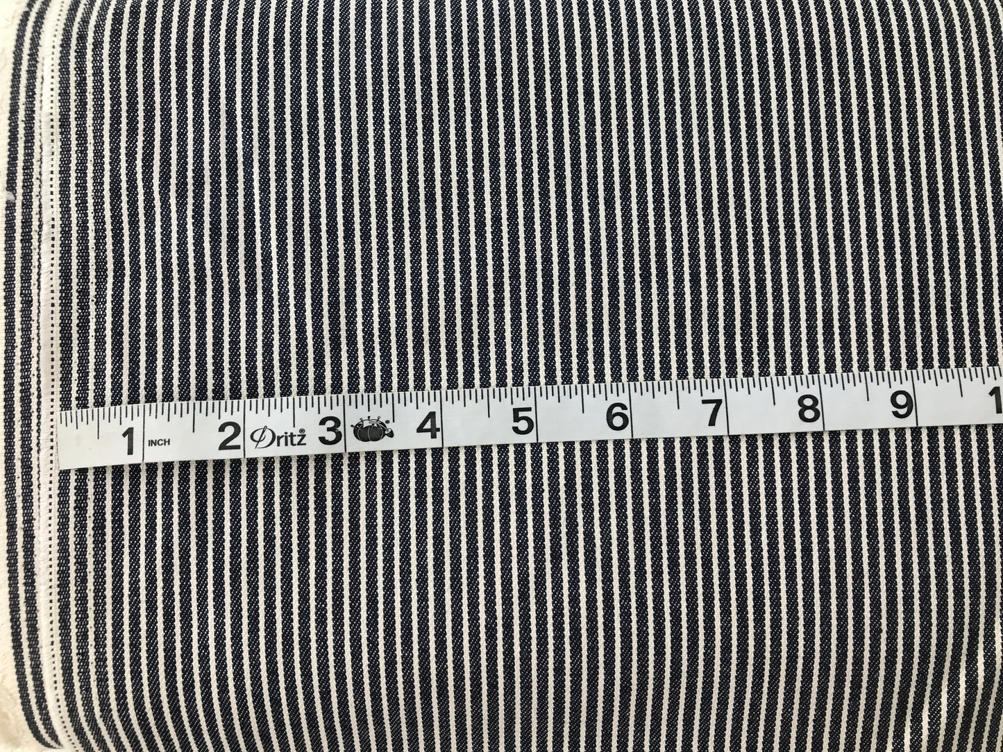 Japanese Denim, Cotton Ticking Stripe 8 oz