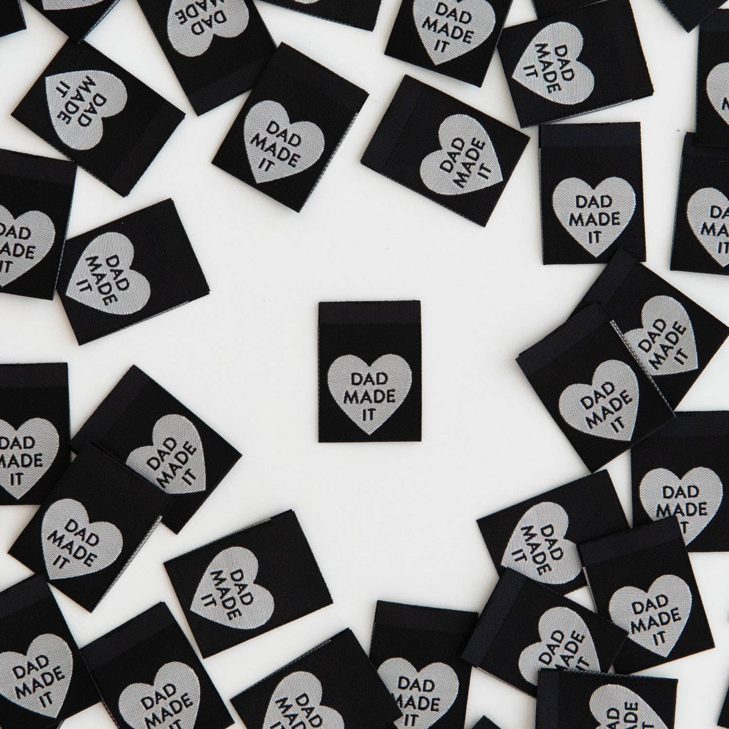 Sarah Hearts Labels, Dad Made It