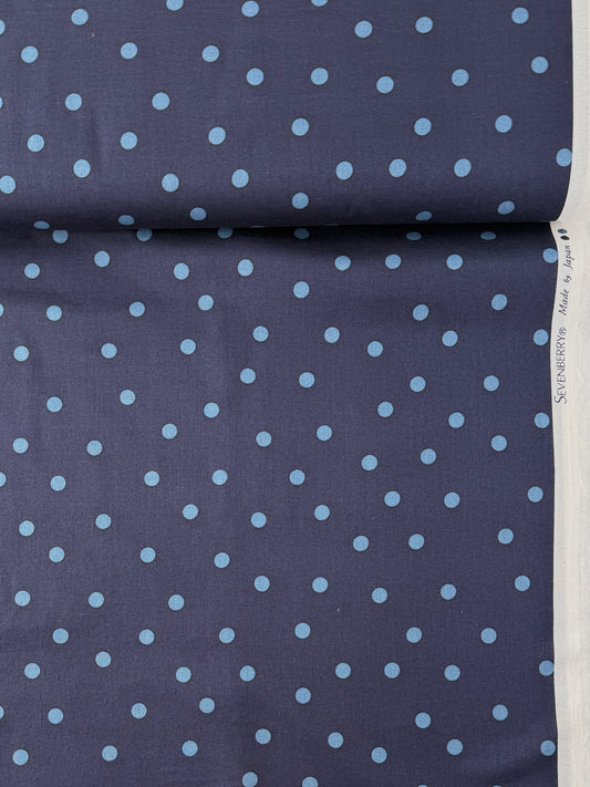 Sevenberry Royal Lawn, Dotted - Navy/Blue