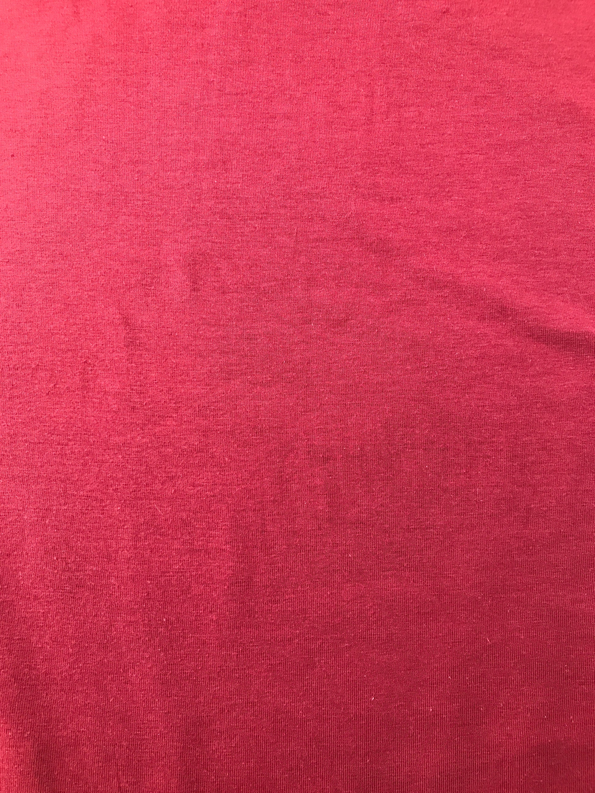 Cotton/Spandex Single Jersey, Lightweight – Burgundy
