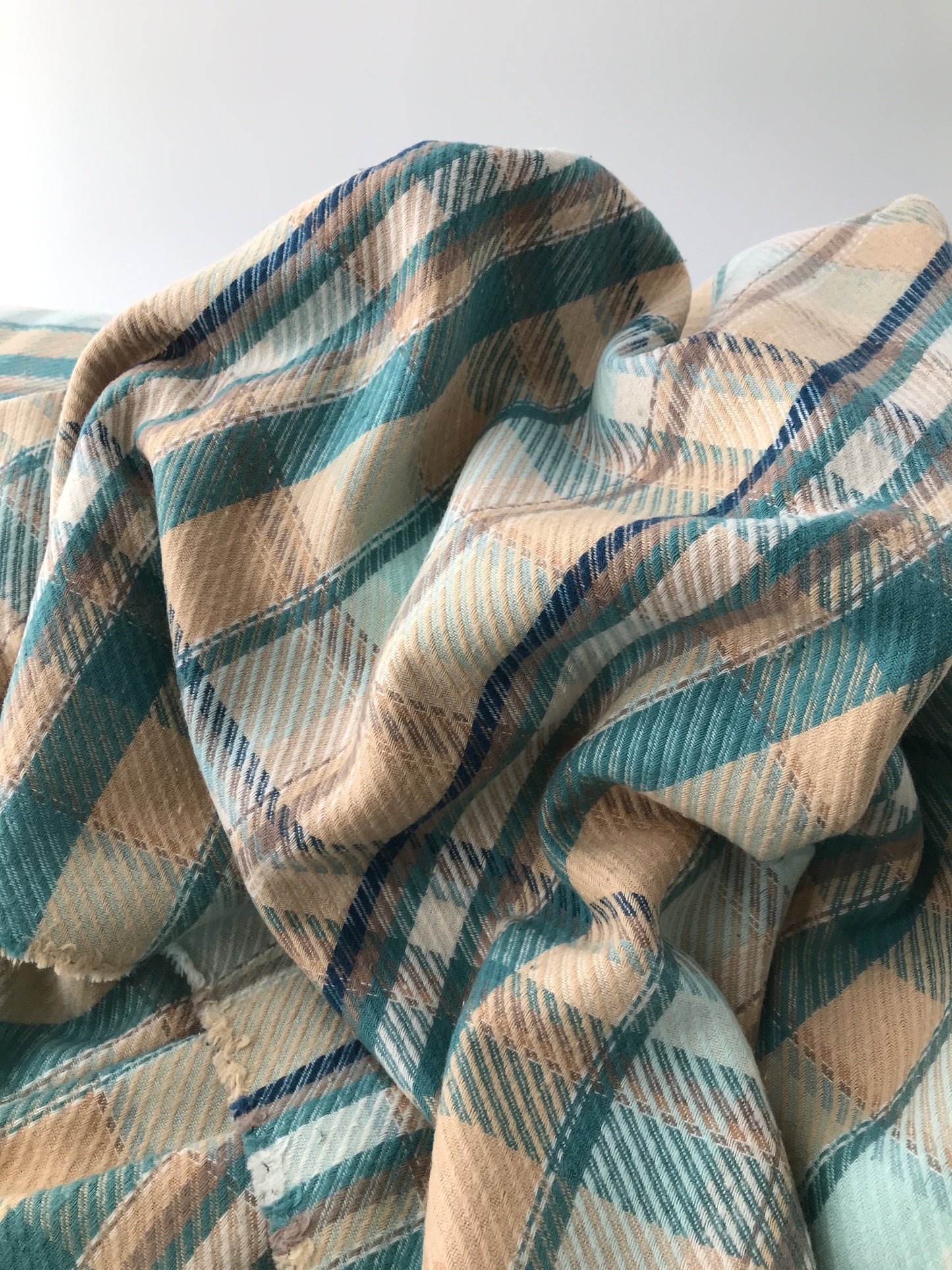 AGF Highlands Flannel, Royal Plaid Horizon