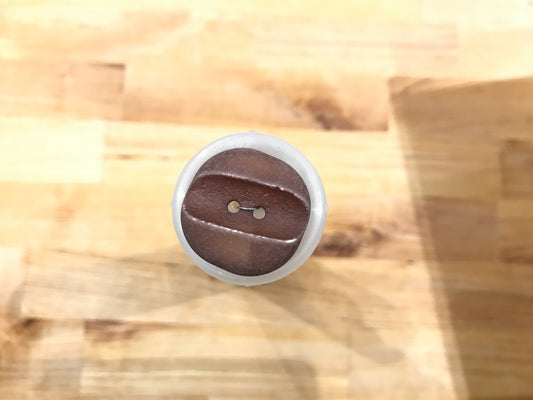 Vintage Brown Carved center Polyamide 28mm