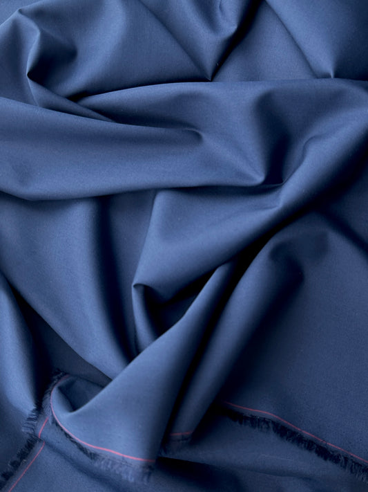 Cotton Poplin, Navy