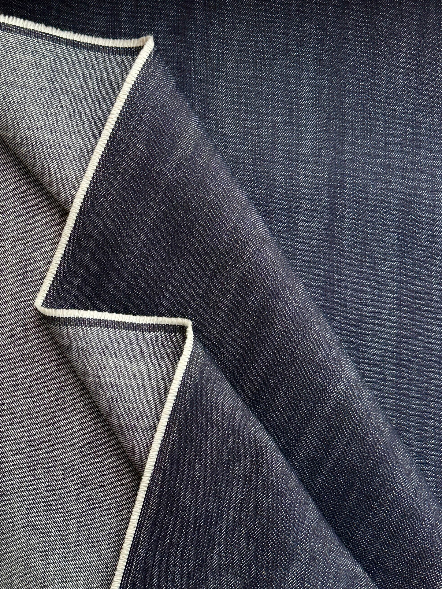 Kaihara Japanese Denim, Textured Warp - Dark Indigo