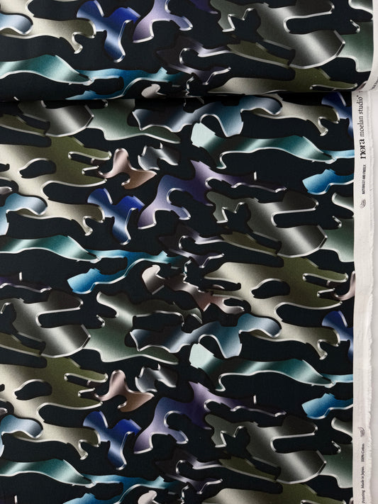Nora Cotton Oxford, 3D Camouflage