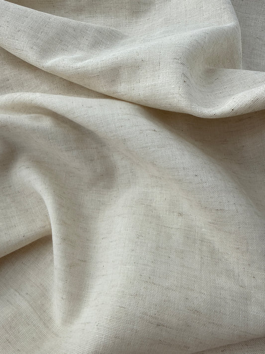 nani IRO Organic Cotton/Linen Double Gauze, Natural