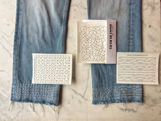 Anni Albers Mending + Embellishment Transfer