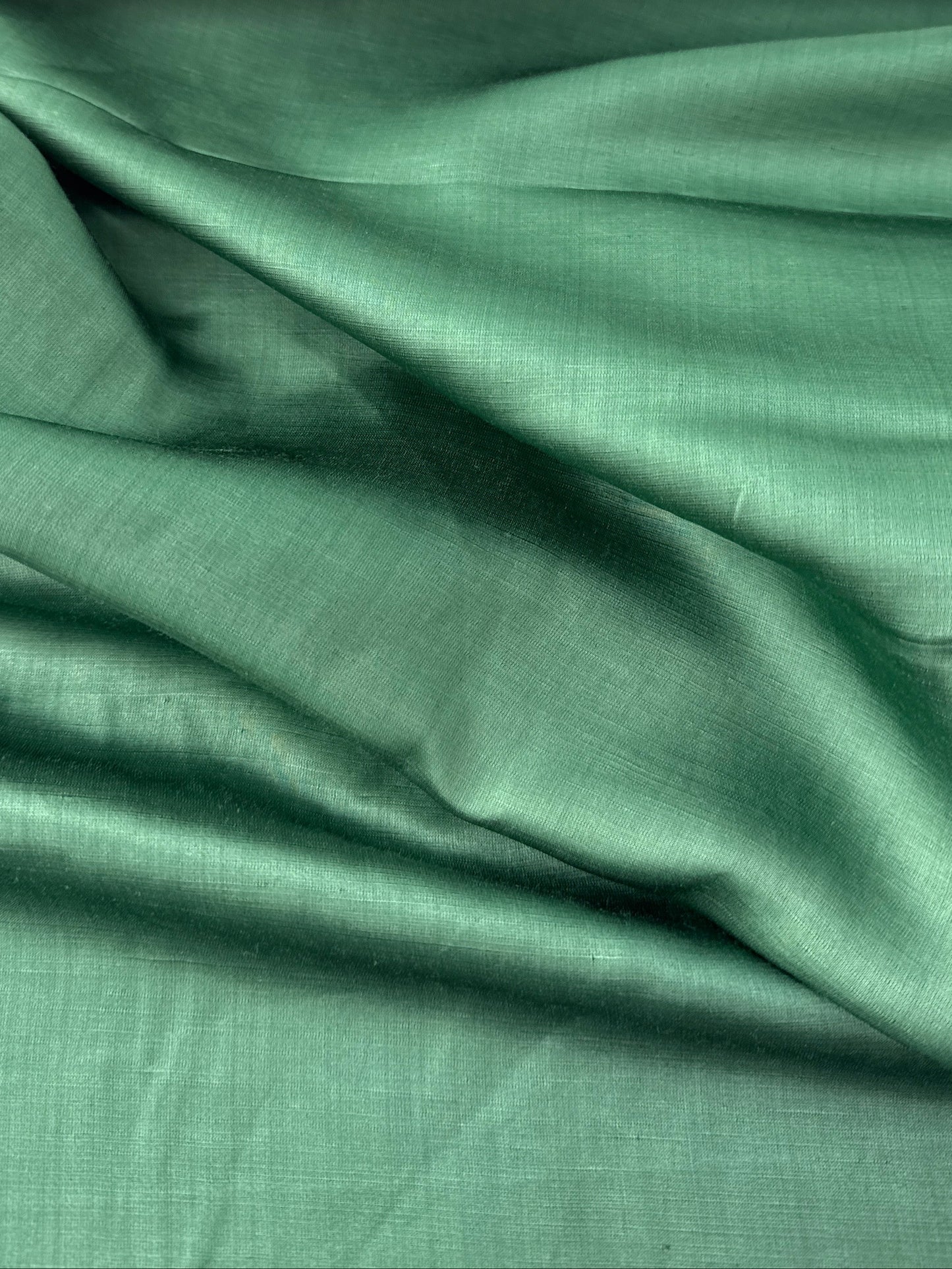 Linen/Viscose Plain Weave, Forest Green